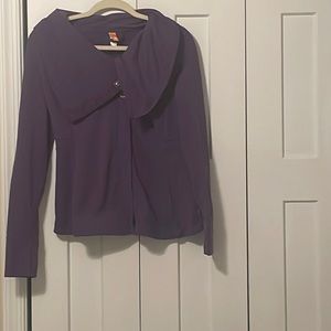 Purple athletic jacket